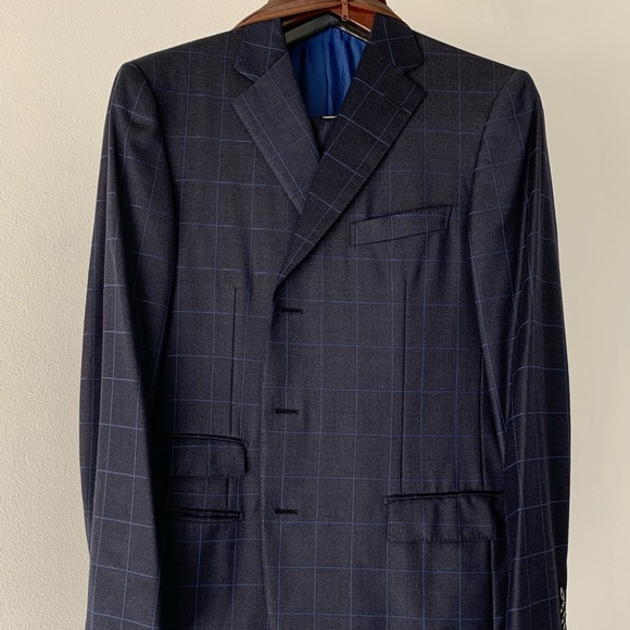 Neiman Marcus Other - ERMENEGILDO ZEGNA blue Neiman Marcus suit 52L GC
